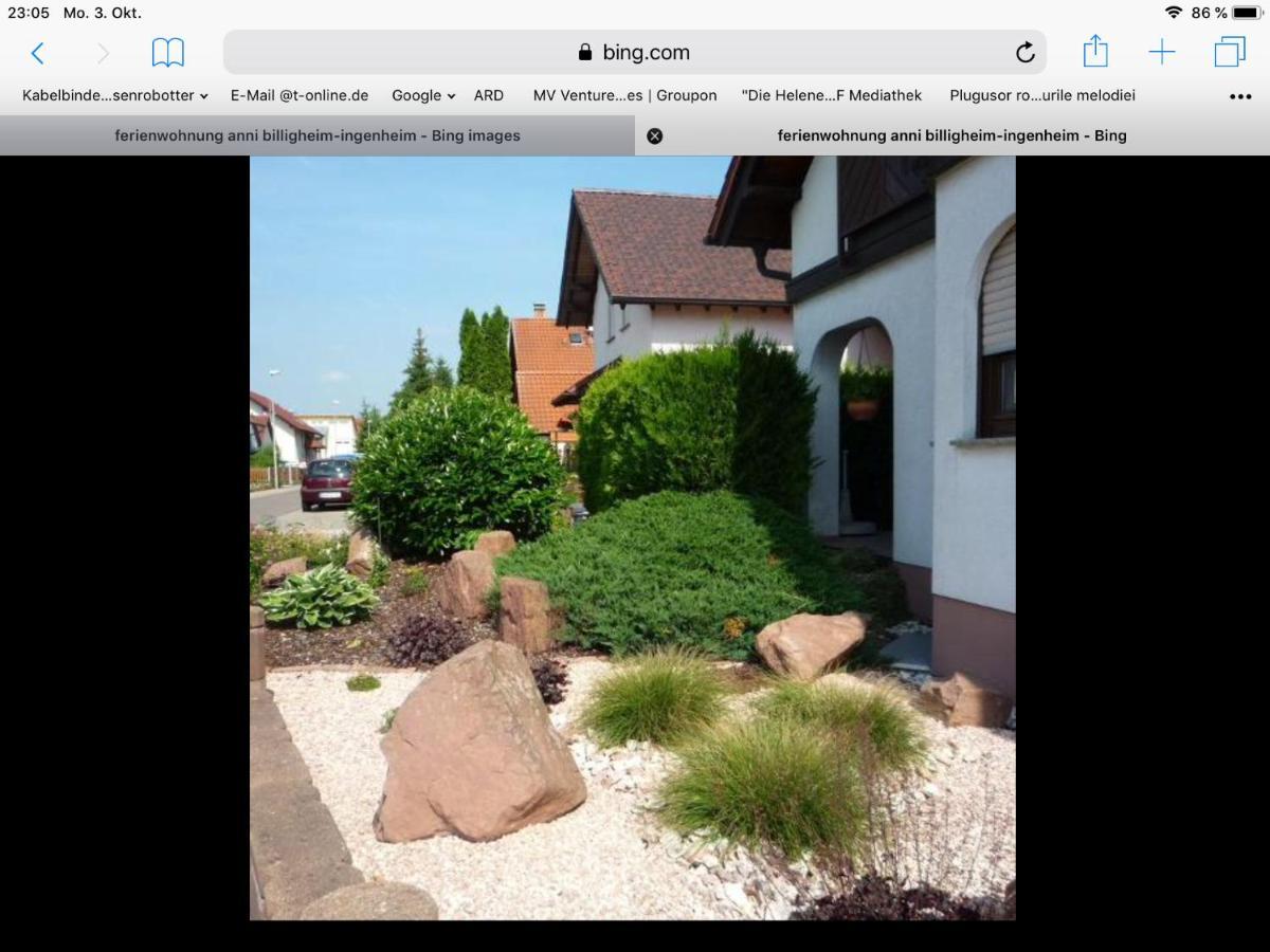 „Ferienwohnung Anni“ Billigheim-Ingenheim Exteriör bild